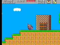 Wonder Boy in Monster Land (USA, Europe)